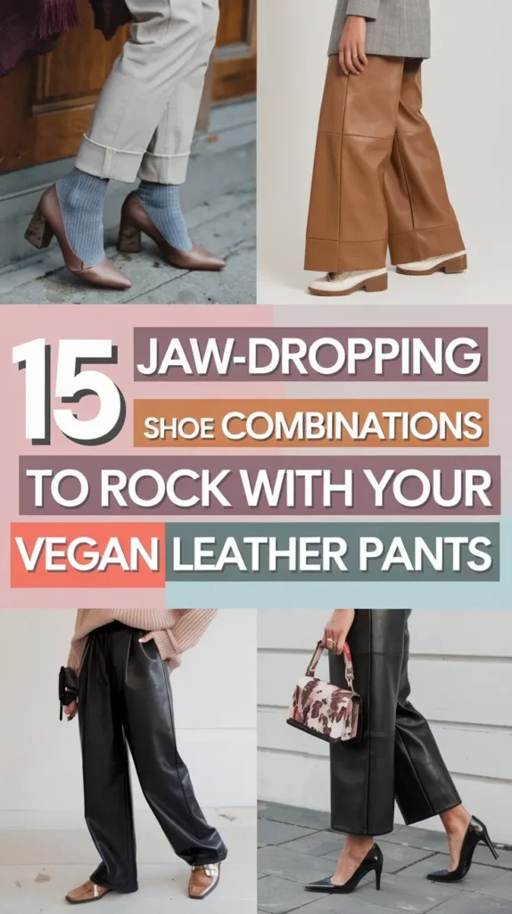 15 Shoes to Wear with Vegan Leather Pants: Fashionable and Ethical Look