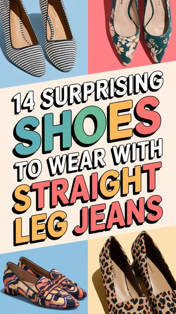 14 Best Shoes to Wear with 90s Straight Leg Jeans: Retro Revival