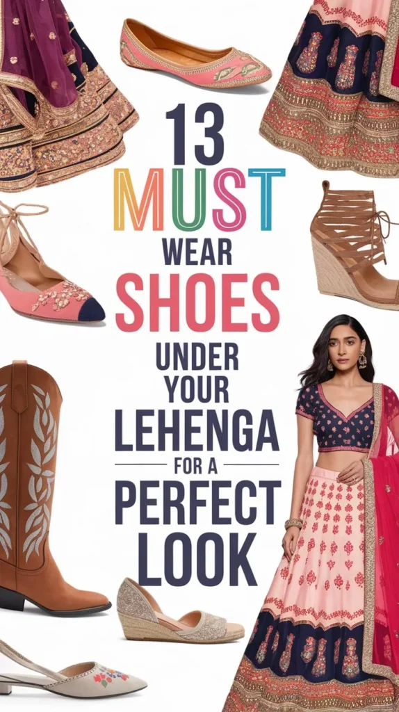 13 Beautiful Shoes to Wear Under a Lehenga: Beneath the Beauty