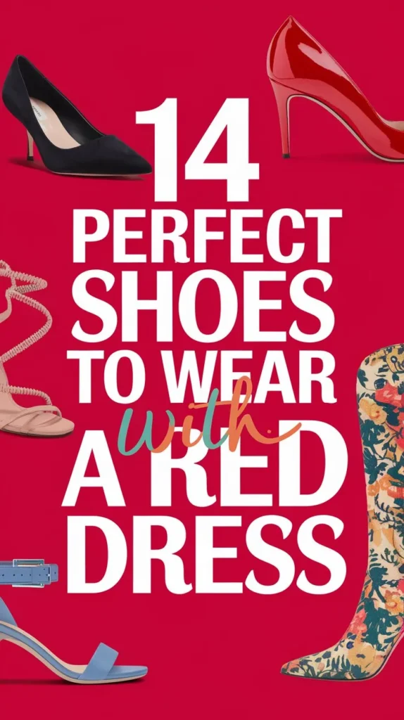 14 Shoes to Wear With a Red Dress: A Comprehensive Guide