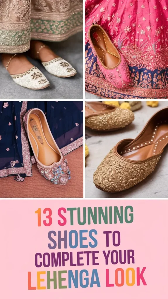 13 Beautiful Shoes to Wear Under a Lehenga: Beneath the Beauty