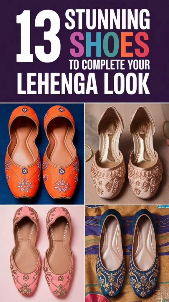 13 Beautiful Shoes to Wear Under a Lehenga: Beneath the Beauty