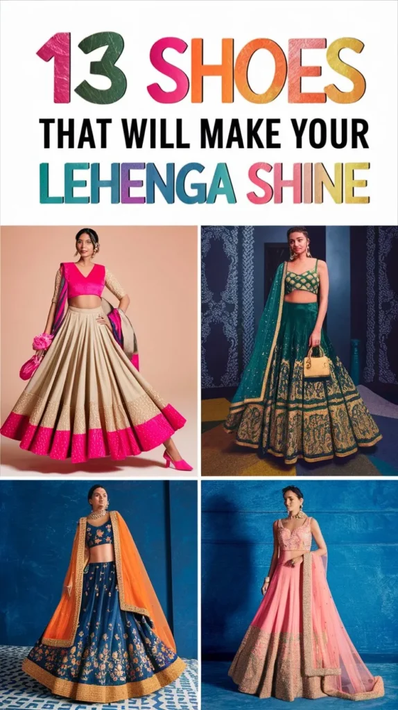 13 Beautiful Shoes to Wear Under a Lehenga: Beneath the Beauty