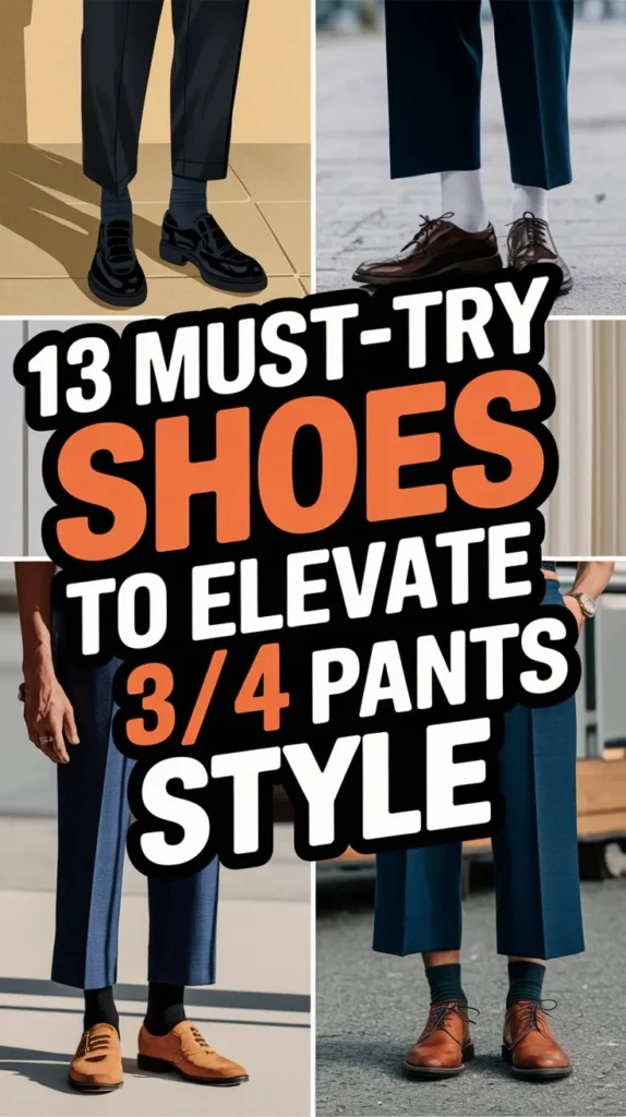 13 Top Picks for Shoes to Wear with 3/4 Pants: The Ultimate Guide