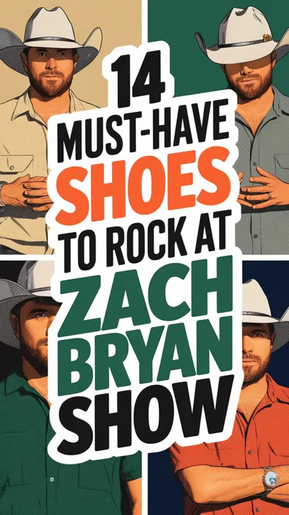 14 Best Shoes to Wear to a Zach Bryan Concert: Kick Off the Night