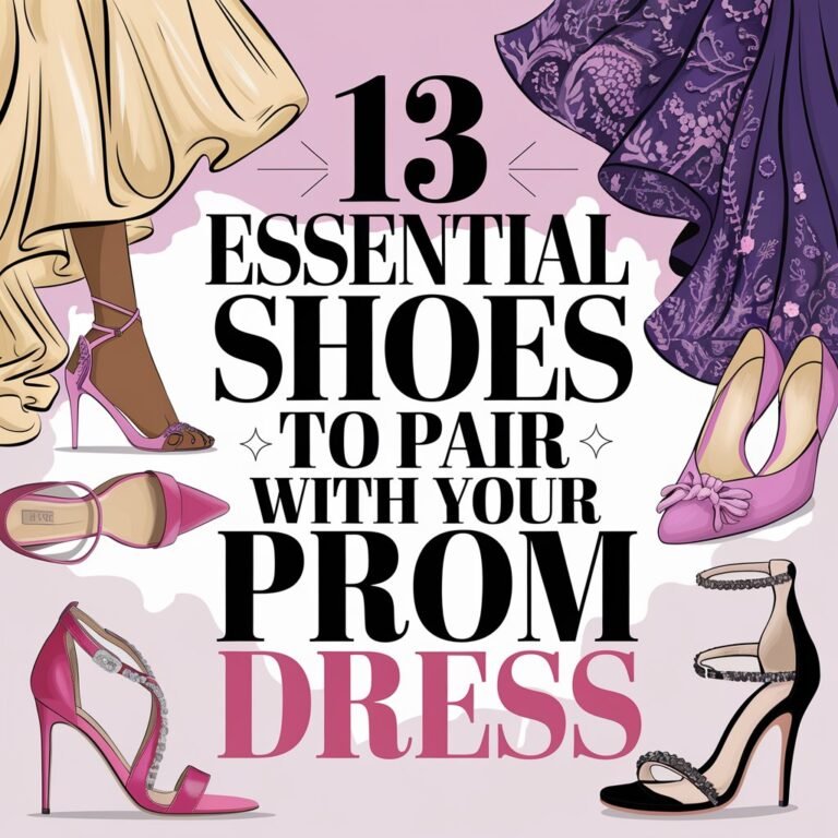 13 Essential Shoes to Pair with Your Prom Dress: From Classic to Glam