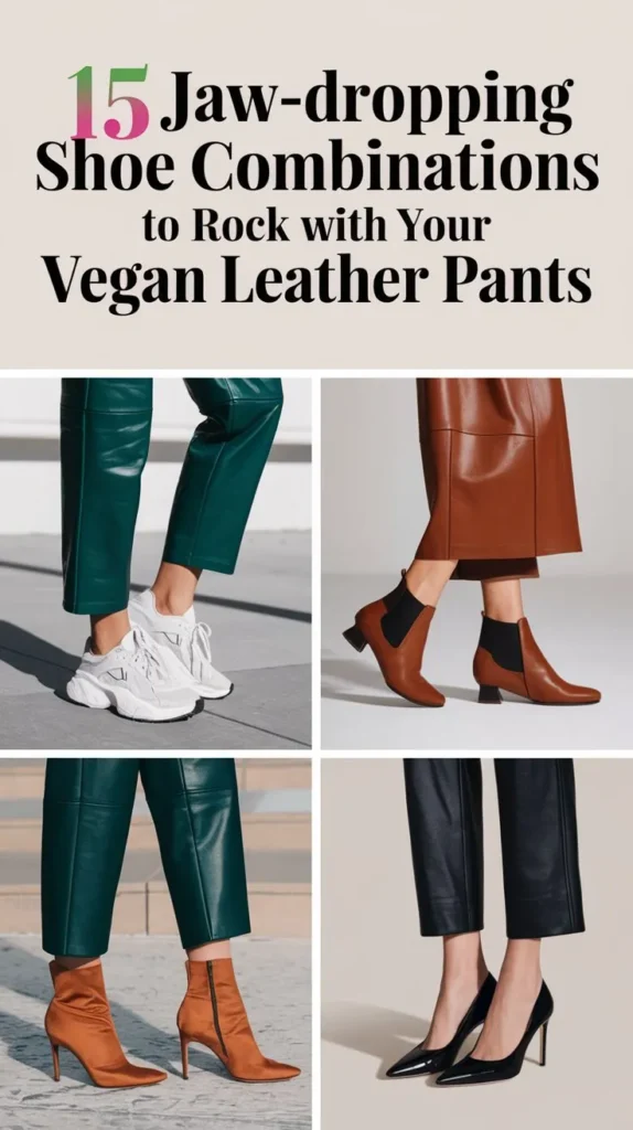 15 Shoes to Wear with Vegan Leather Pants: Fashionable and Ethical Look