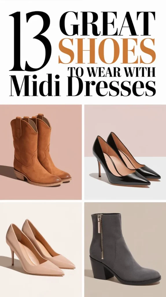 13 Perfect Shoes to Wear with Midi Dresses: The Ultimate Midi Dress Guide