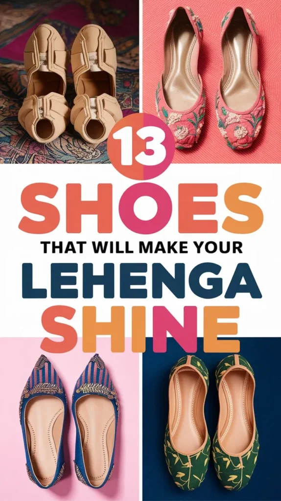 13 Beautiful Shoes to Wear Under a Lehenga: Beneath the Beauty