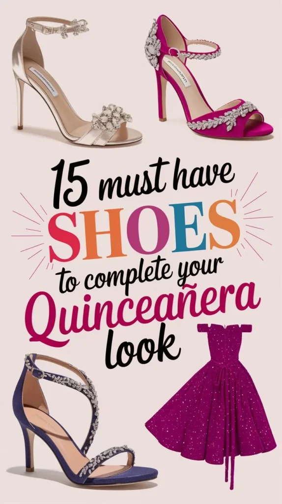 15 Best Shoes to Wear Under The Quinceañera Dress: Dance the Night Away