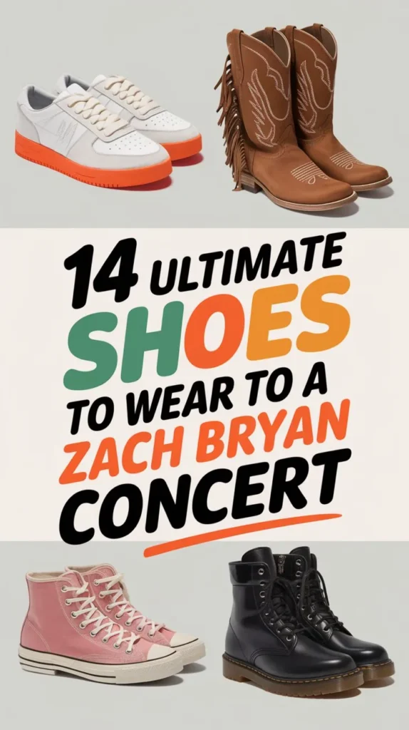 14 Best Shoes to Wear to a Zach Bryan Concert: Kick Off the Night