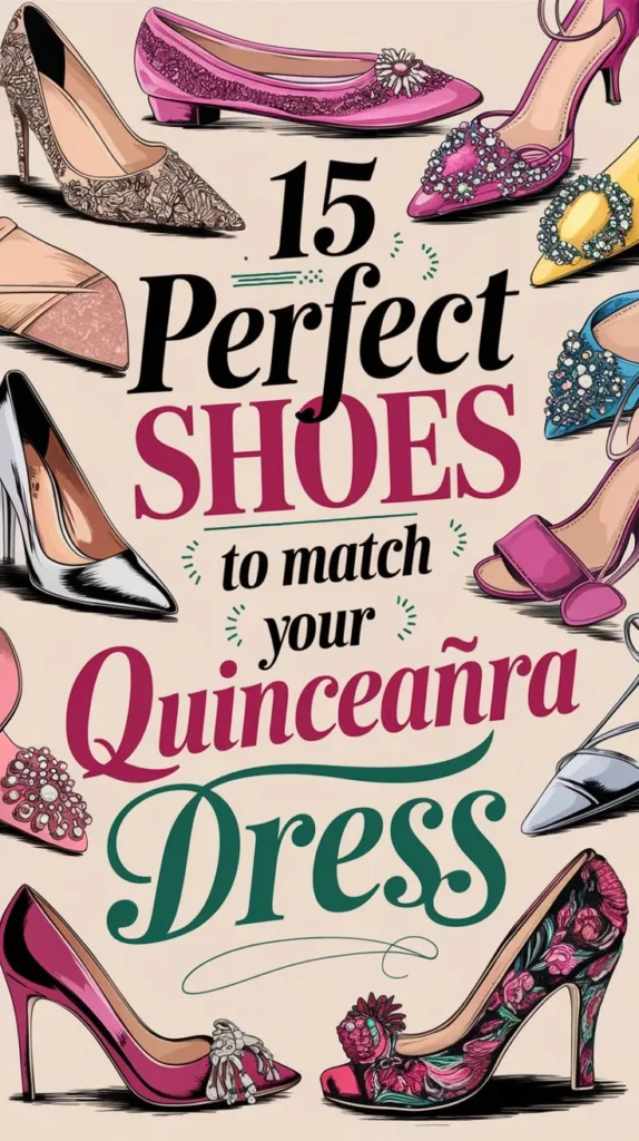 15 Best Shoes to Wear Under The Quinceañera Dress: Dance the Night Away