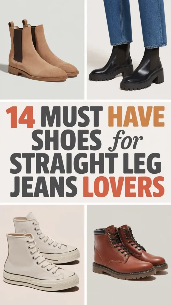 14 Perfect Shoes to Wear with Straight Leg Jeans: Revolutionize Your Footwear