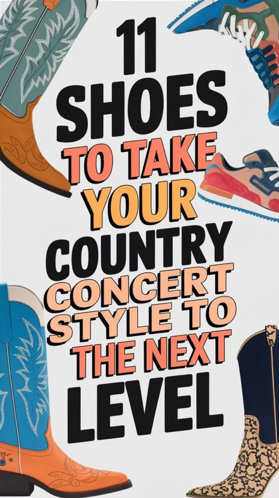 11 Best Shoes to Wear to a Country Concert: Stomp the Competition