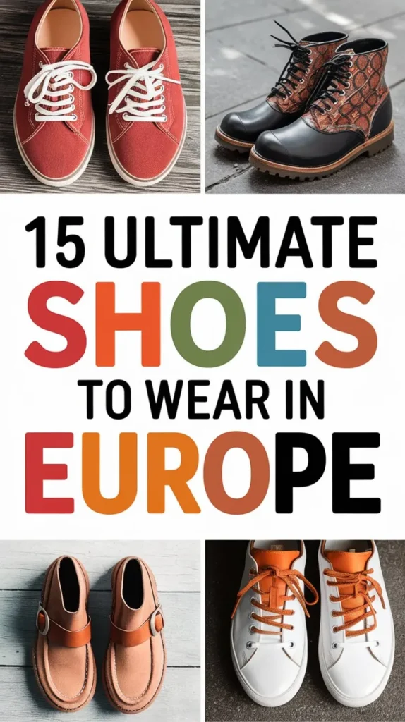 15 Best Shoes to Wear in Europe for Fashion: Comfortable Travel Experience