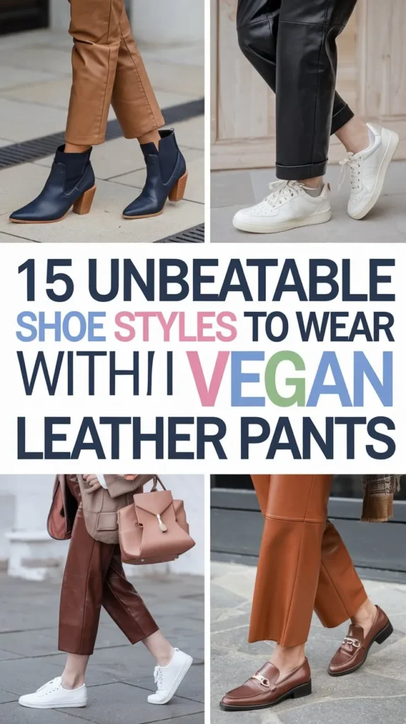 15 Shoes to Wear with Vegan Leather Pants: Fashionable and Ethical Look