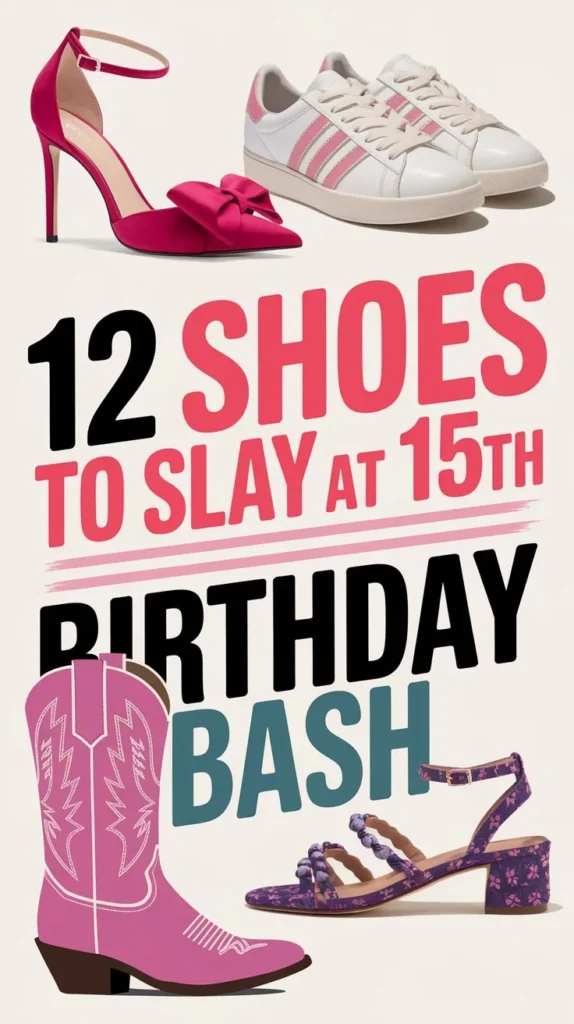 12 Shoes to Wear at a 15th Birthday Party: Party Perfect Shoes