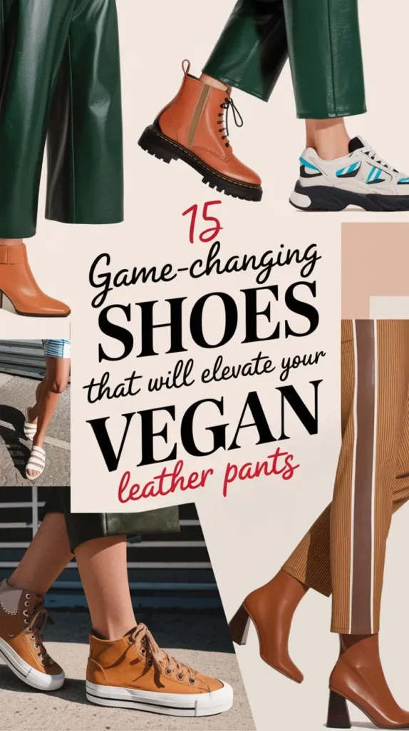 15 Shoes to Wear with Vegan Leather Pants: Fashionable and Ethical Look