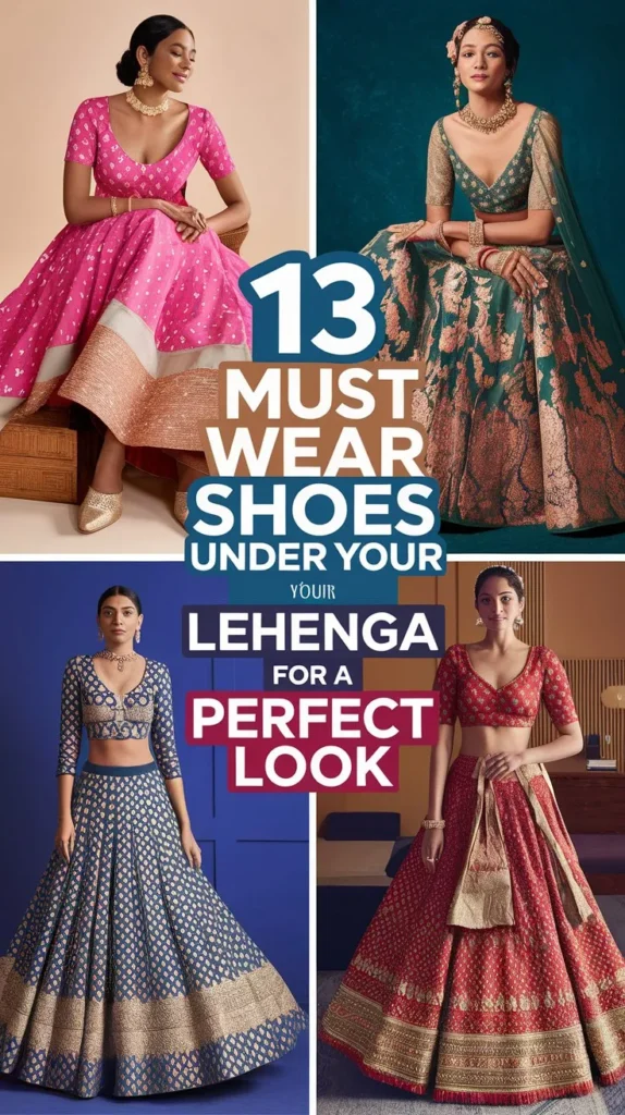 13 Beautiful Shoes to Wear Under a Lehenga: Beneath the Beauty