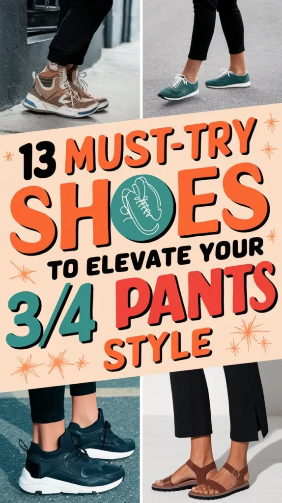 13 Top Picks for Shoes to Wear with 3/4 Pants: The Ultimate Guide