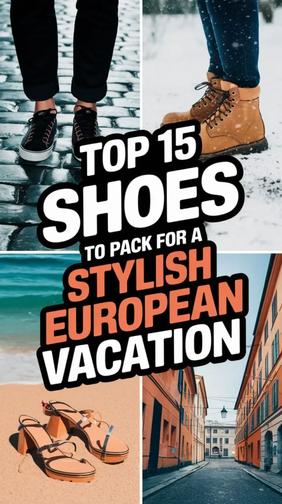 15 Best Shoes to Wear in Europe for Fashion: Comfortable Travel Experience