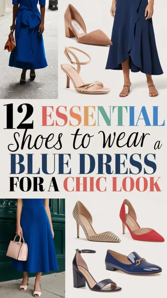 12 Stunning Shoes to Pair with a Blue Dress: Step into Style