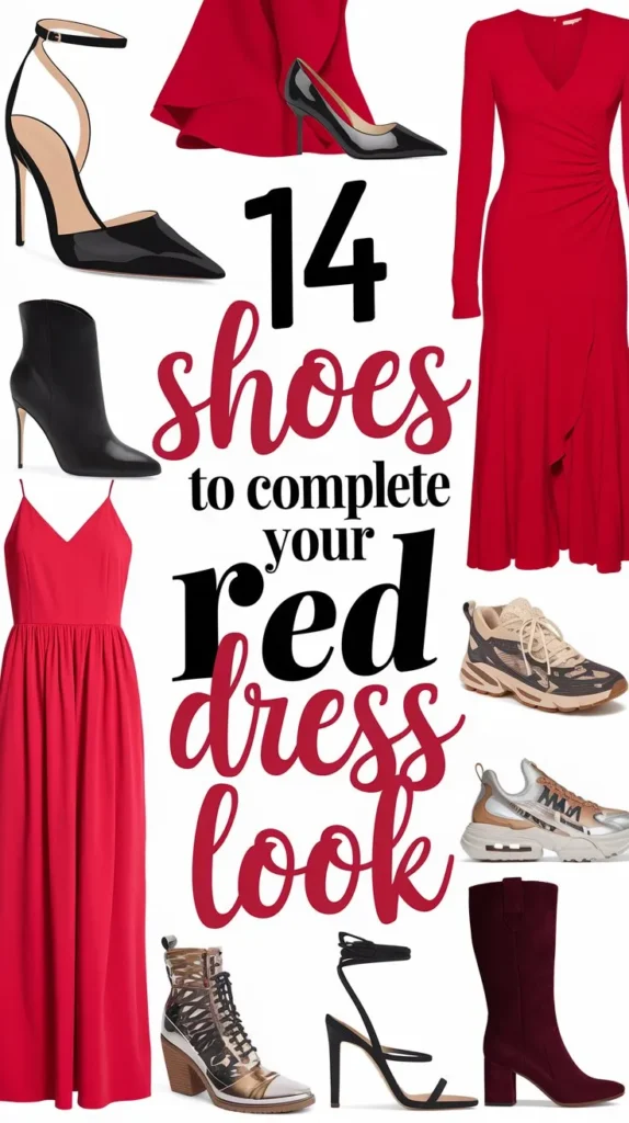 14 Shoes to Wear With a Red Dress: A Comprehensive Guide