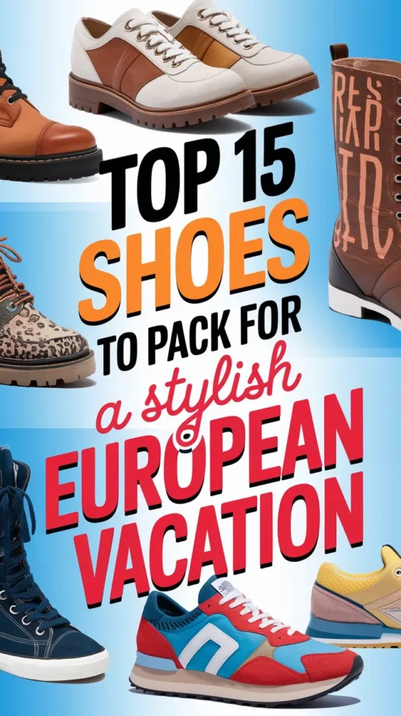 15 Best Shoes to Wear in Europe for Fashion: Comfortable Travel Experience