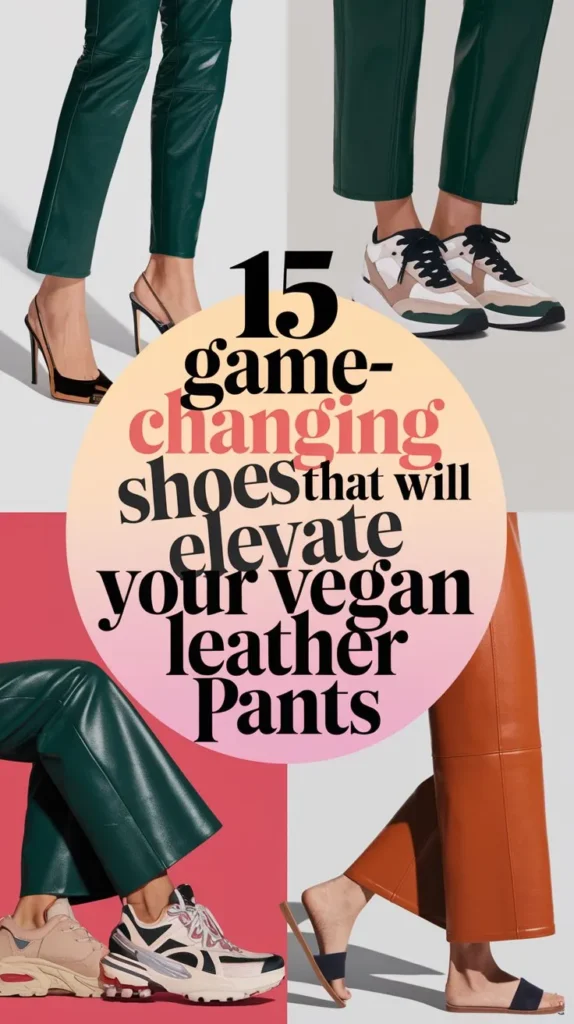 15 Shoes to Wear with Vegan Leather Pants: Fashionable and Ethical Look