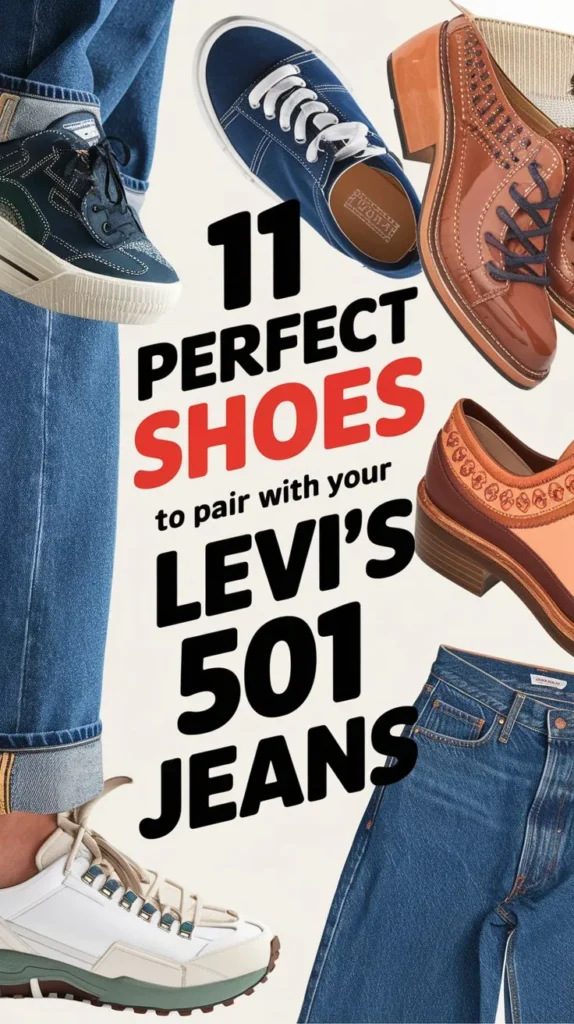 11 Shoes to Wear with Levi's 501 Jeans: The Perfect Pairing