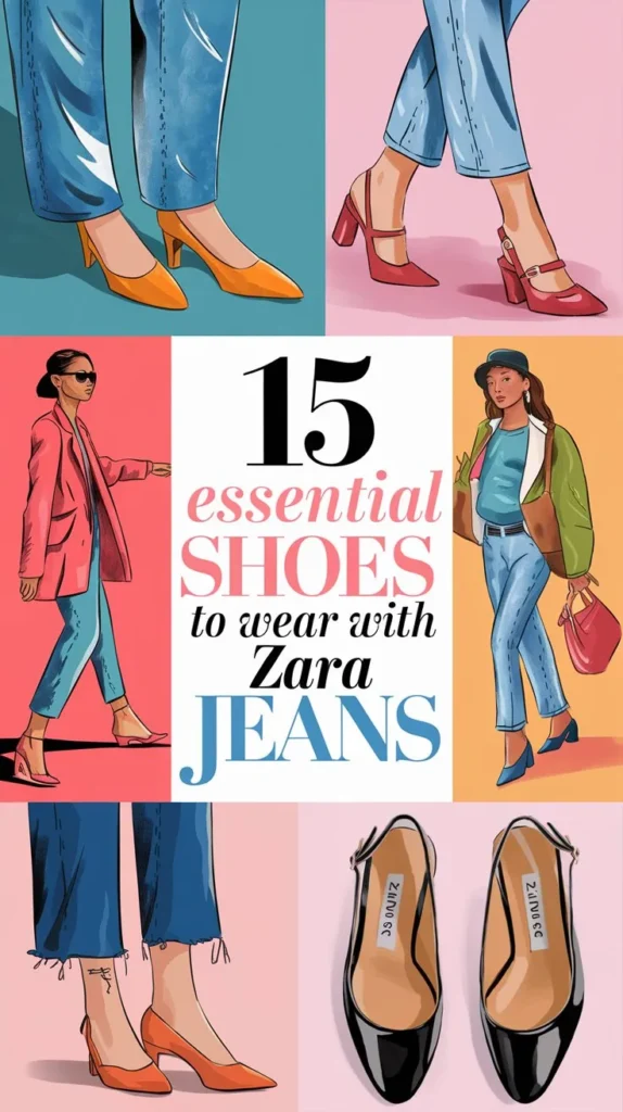 15 Best Shoes to Wear with Zara Jeans: Upgrade Your Denim Style