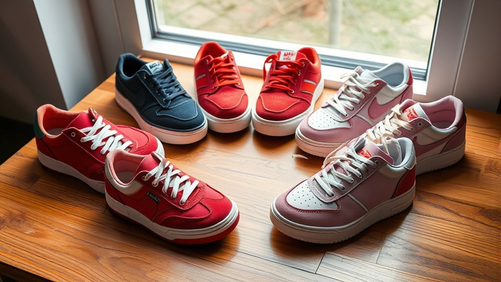 retro style sneakers