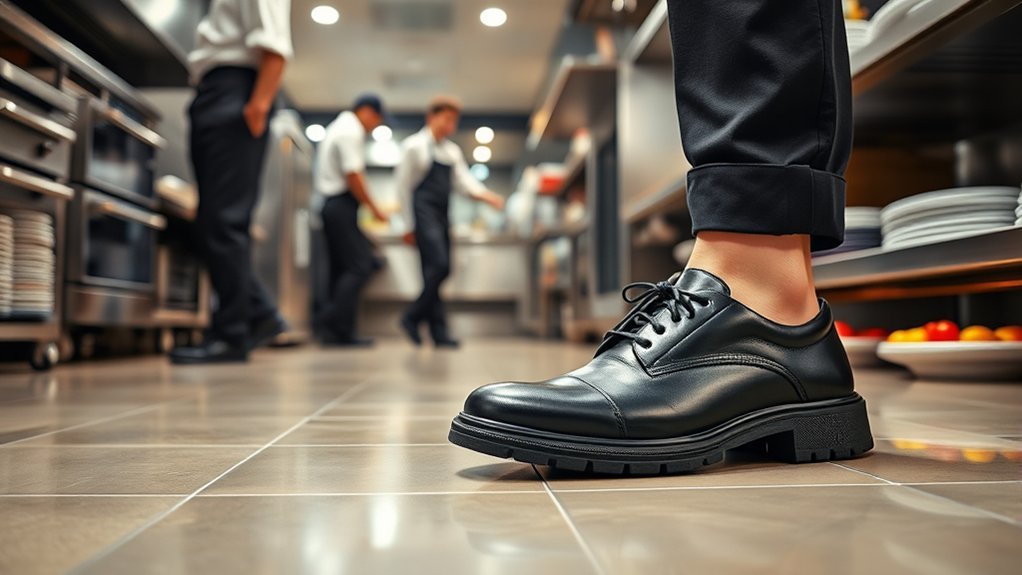 top restaurant staff footwear
