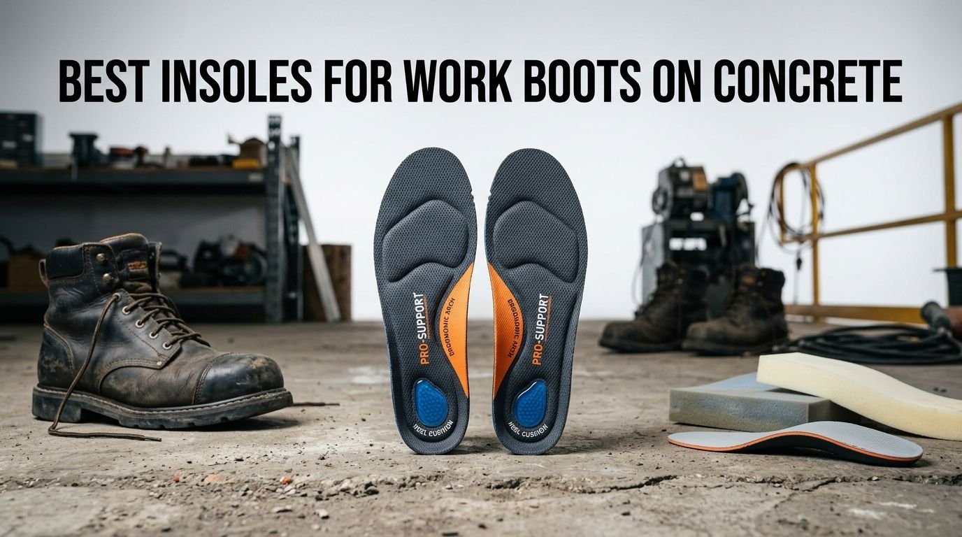 11 Best Insoles for Work Boots on Concrete: Say Goodbye to Sore Feet